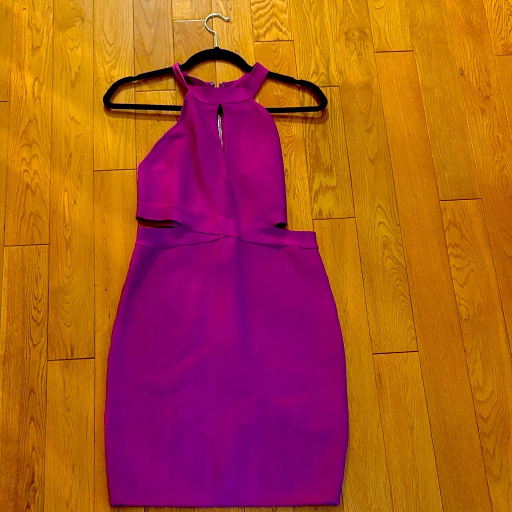 Guess Vibrant Purple Backless Dress